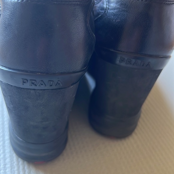 Prada Laceup Wedges - Picture 6 of 6